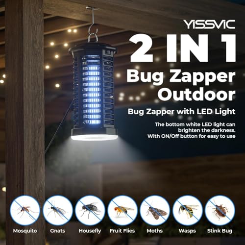 YISSVIC Bug Zapper: Effective 4200V Electric Mosquito Killer for Home and Patio