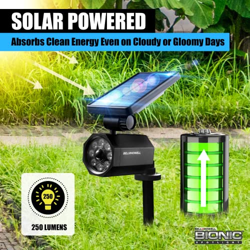 Solar Motion Spotlight for Outdoor Spaces, Waterproof and Bright LED Lights for Garden and Lawn