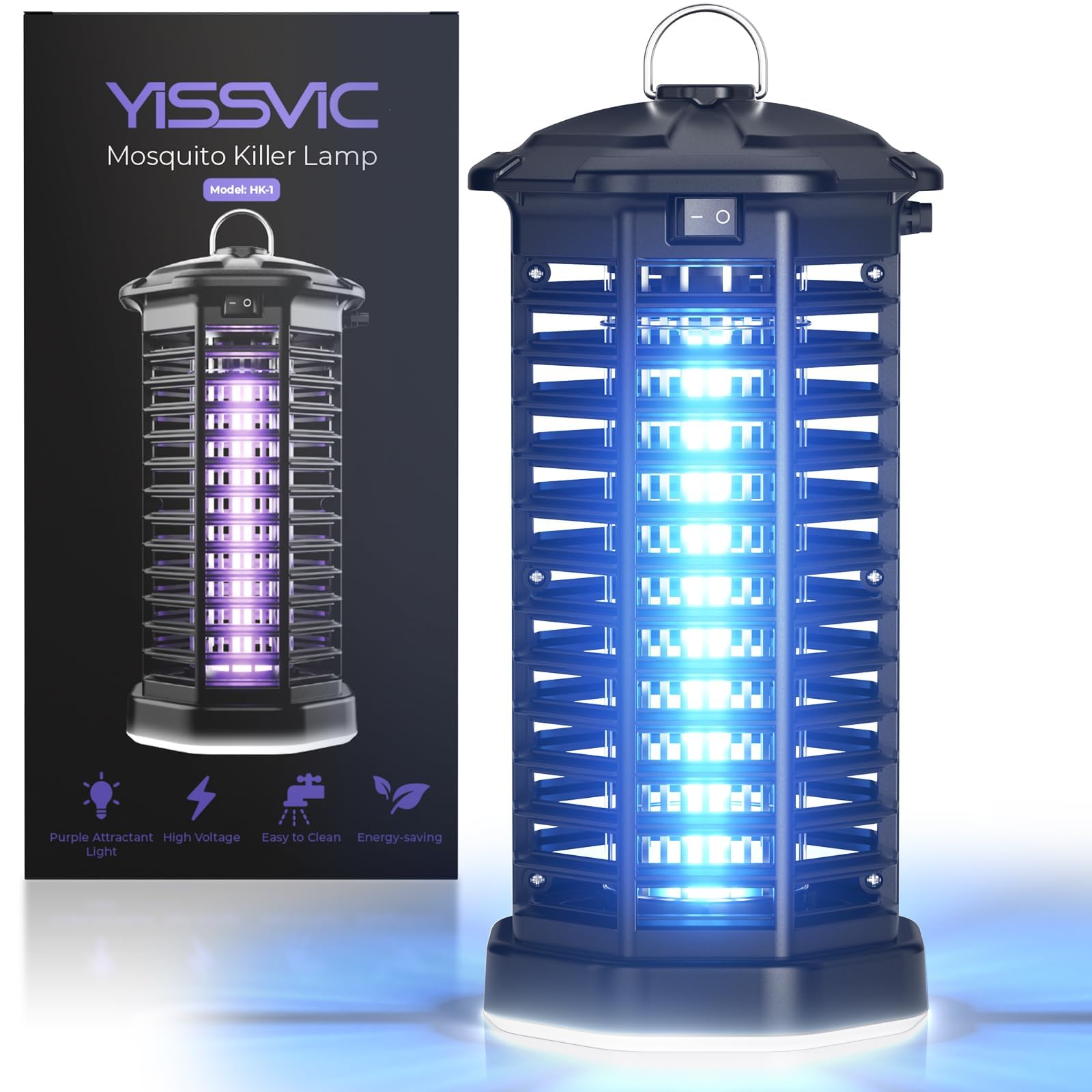 YISSVIC Bug Zapper: Effective 4200V Electric Mosquito Killer for Home and Patio